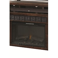 Fireplace Console Offers a Built-In Electric Fireplace